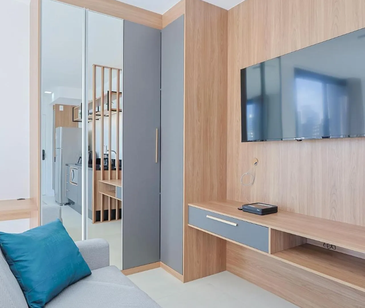 Studio Novo Central Com Piscina Florianópolis Brezilya