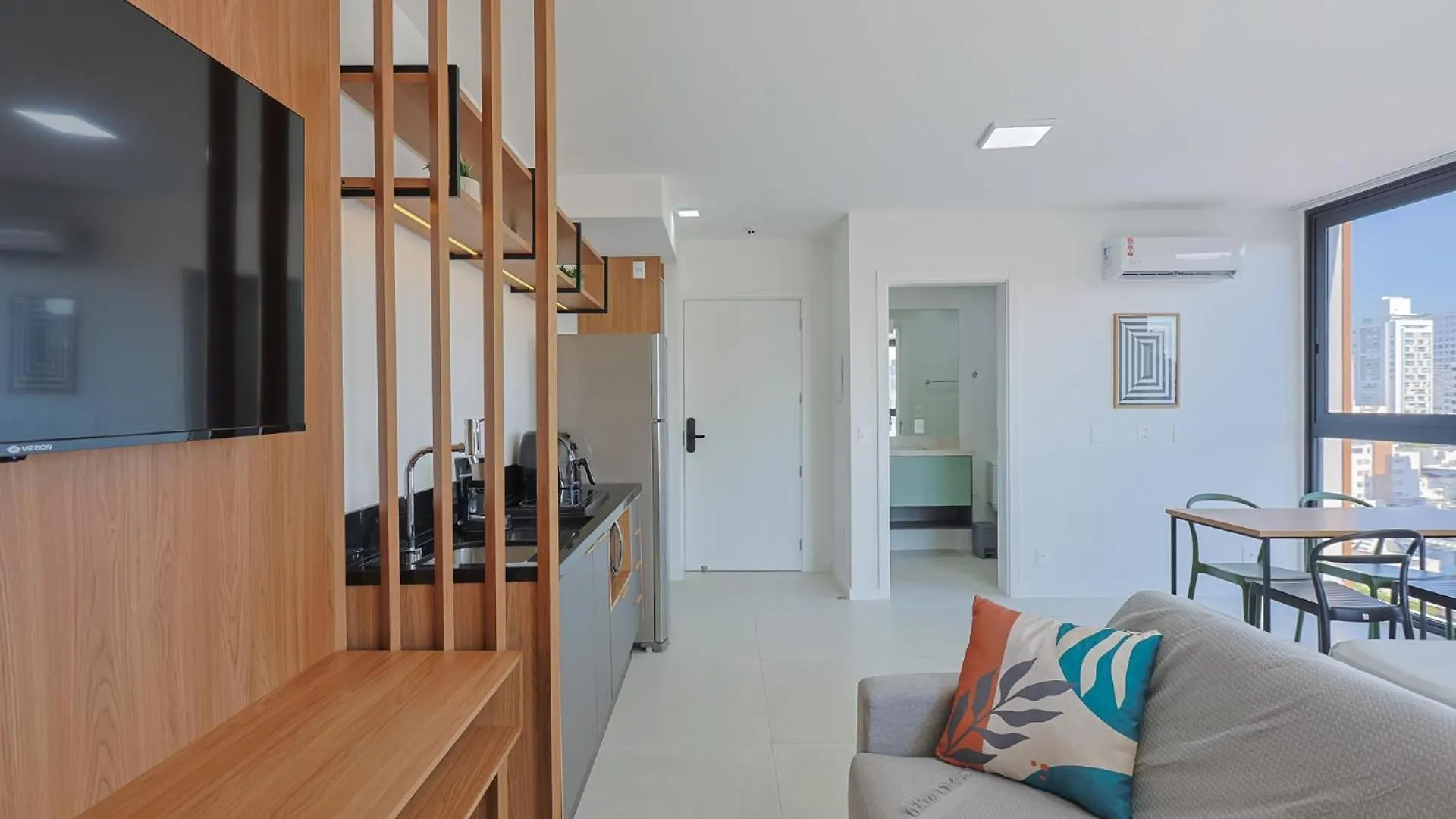 Daire Studio Novo Central Com Piscina Florianópolis