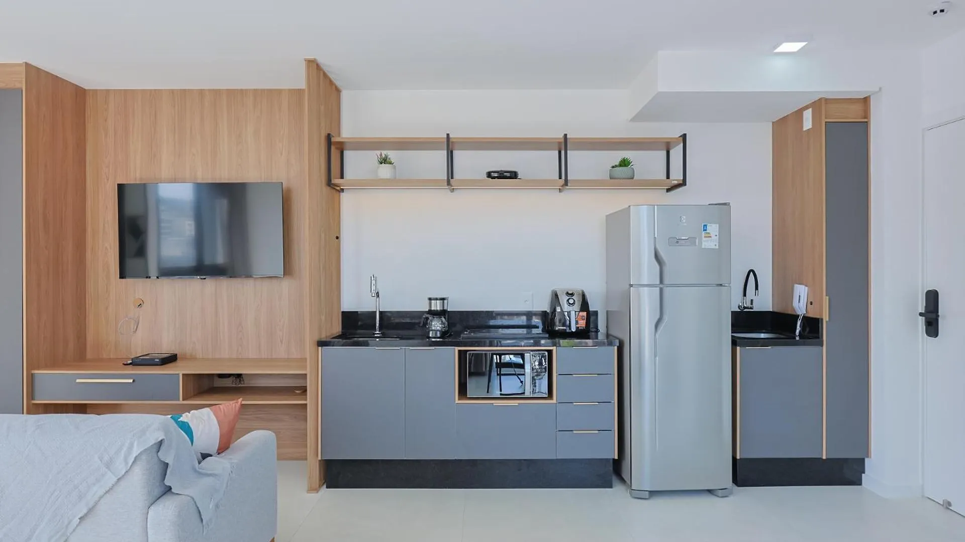 Daire Studio Novo Central Com Piscina Florianópolis