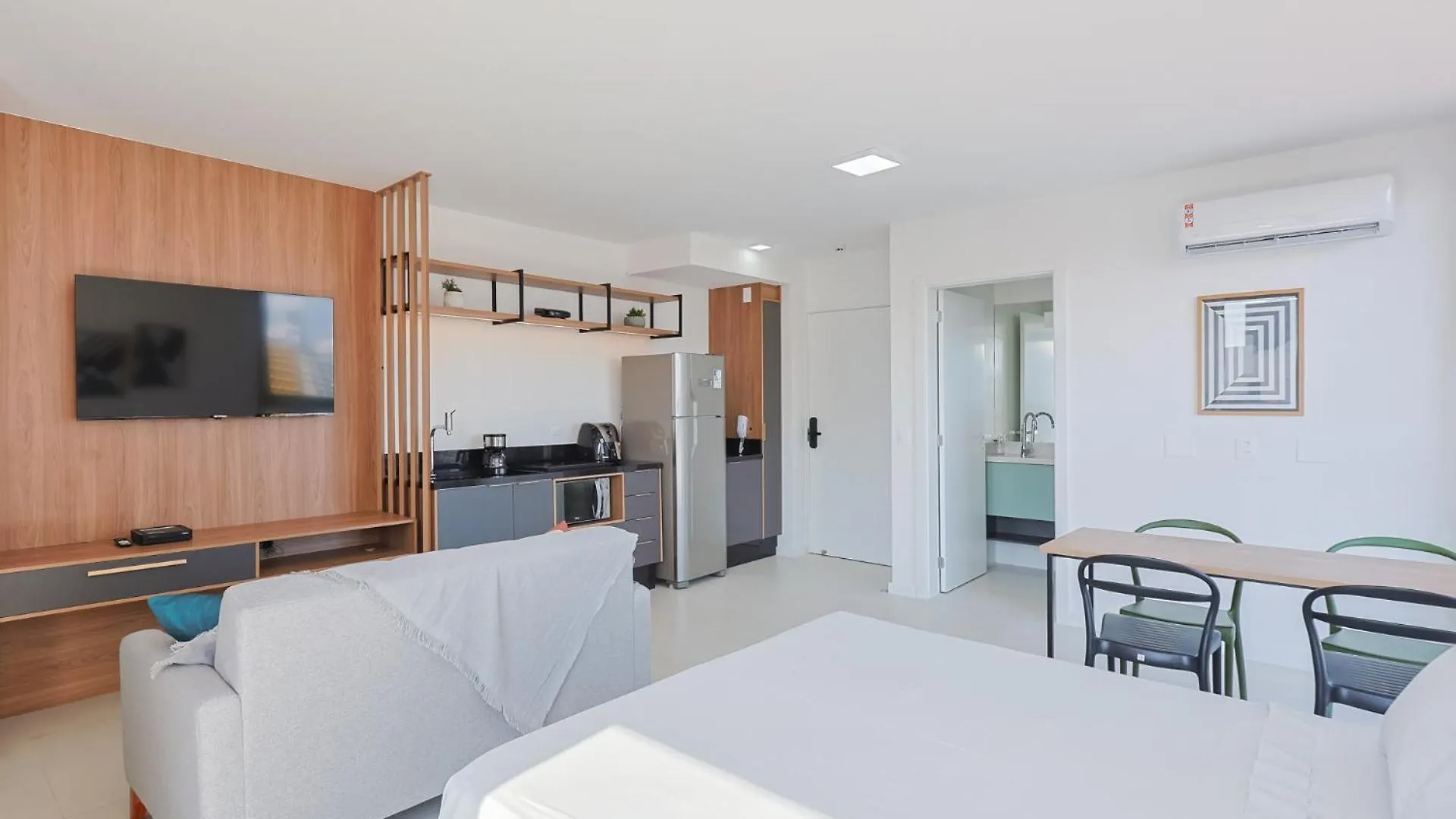 Daire Studio Novo Central Com Piscina Florianópolis